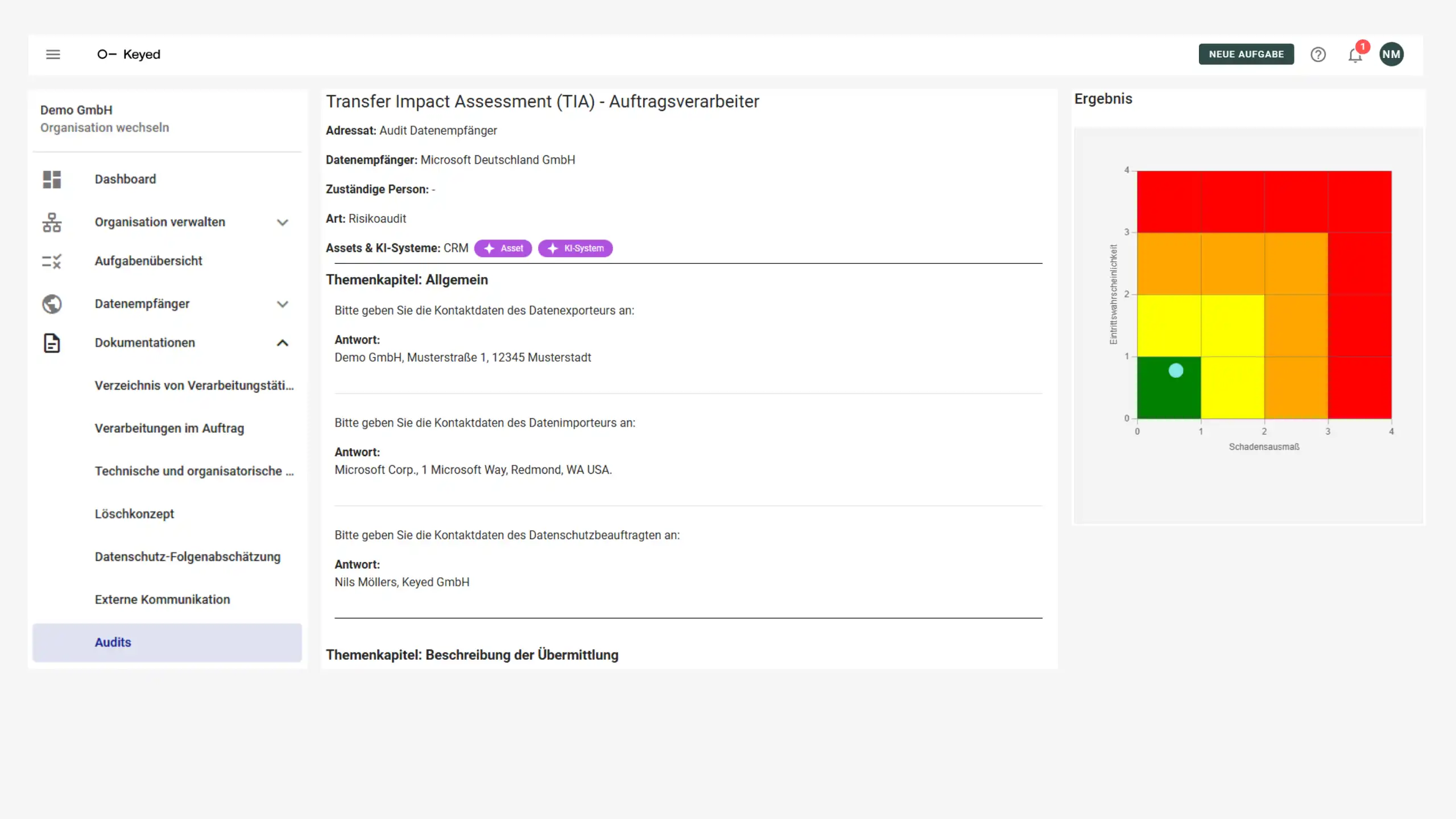 Datenschutz-Audit Tool