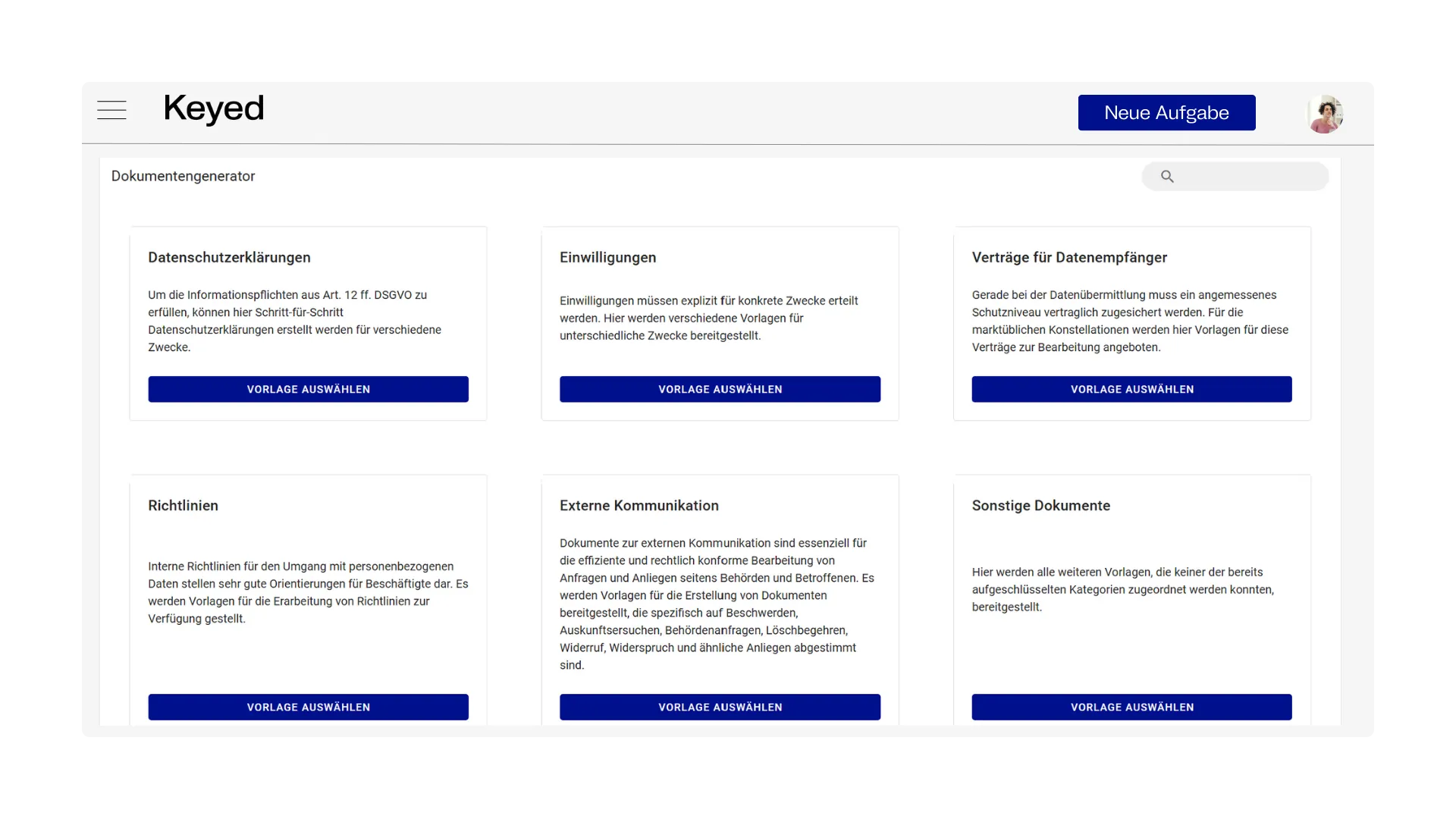 Dokumentengenerator DSMS